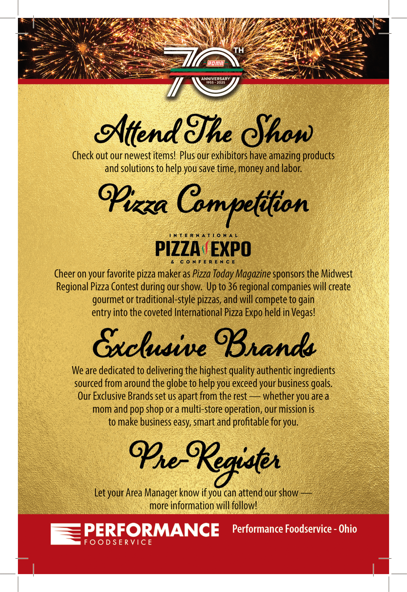 2025 Food Show Invitation Back